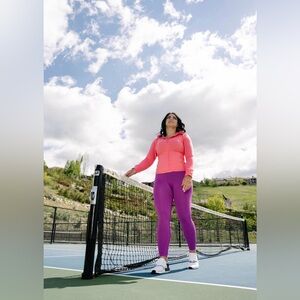 Savvi Ashtanga Leggings in ultraviolet